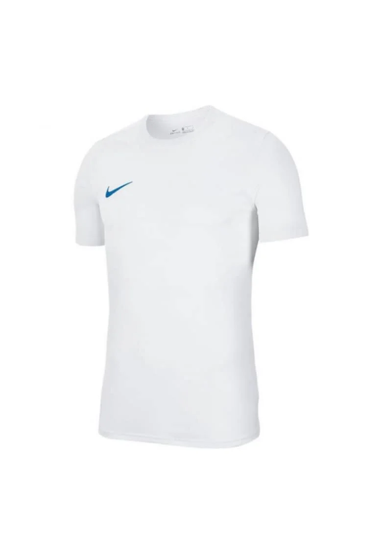 Tricou sport baieti,  Poliester, Alb/Albastru,