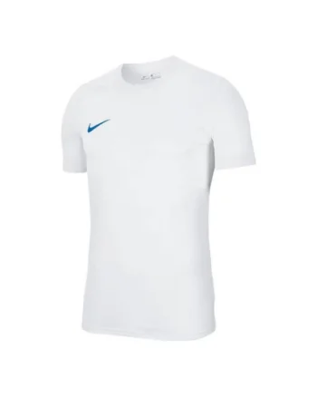 Tricou sport baieti,  Poliester, Alb/Albastru,