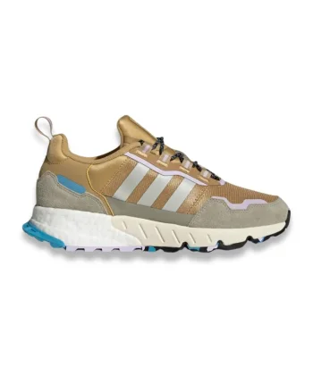 Pantofi sport  ZX 1K Boost Seasonality, maro, material textil si piele naturala, set de pantofi