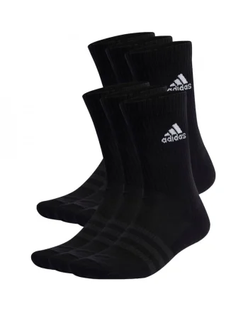Set 6 perechi sosete  Cushioned Crew, negru,