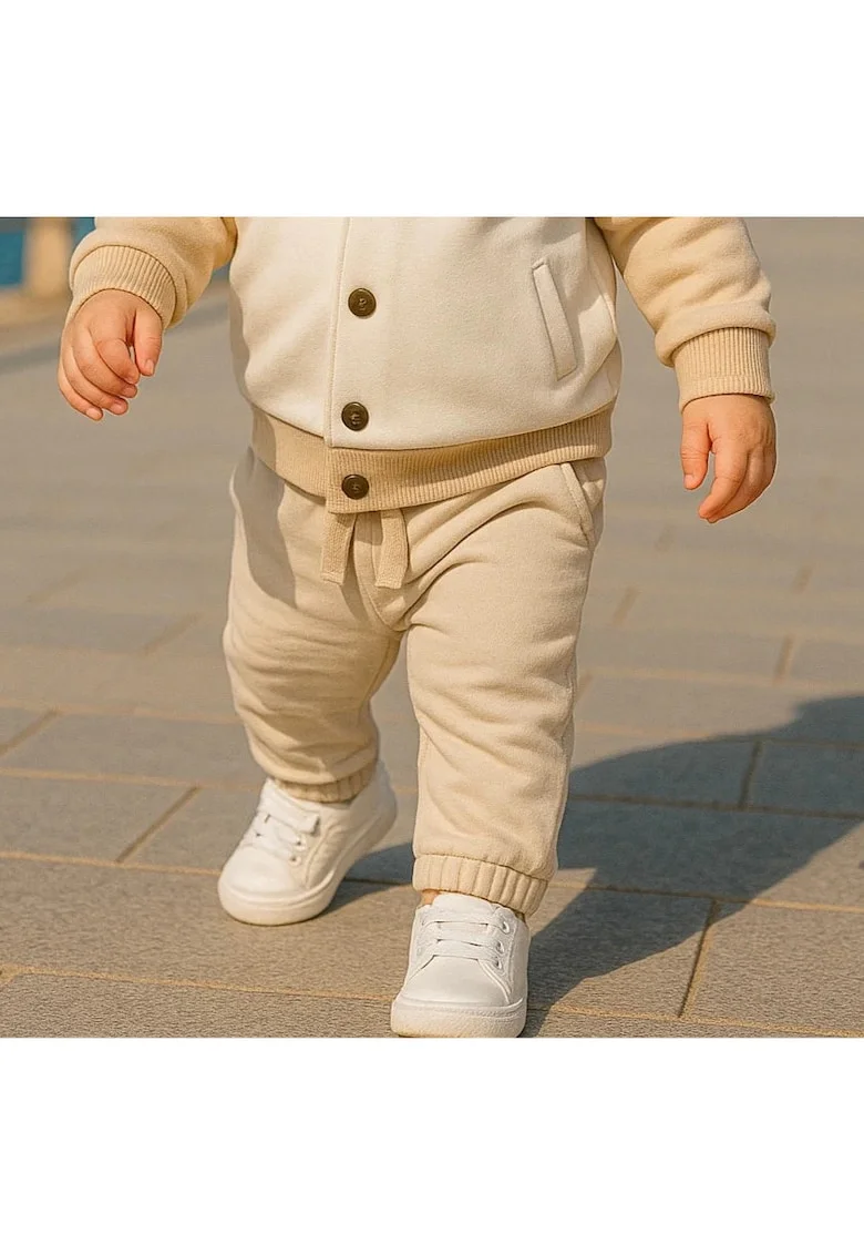 Pantaloni sport  - Holiday Time, Bej, pentru baietei, Bej