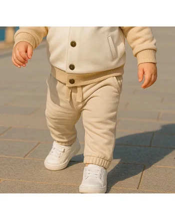 Pantaloni sport  - Holiday Time, Bej, pentru baietei, Bej