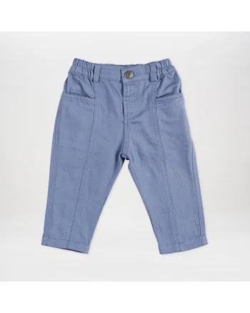 Pantaloni subtiri cu talie elastica  - Wave Crew, Albastru, pentru baietei, Albastru