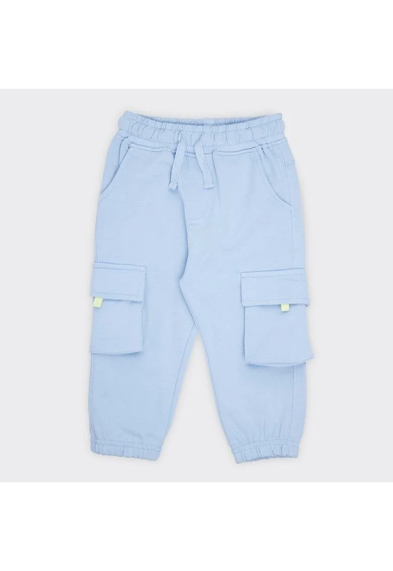 Pantaloni sport cu buzunare la genunchi  - Find The Wave, Blue, pentru baietei, Albastru