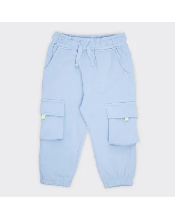 Pantaloni sport cu buzunare la genunchi  - Find The Wave, Blue, pentru baietei, Albastru