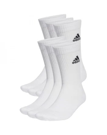 Set 6 perechi sosete  Cushioned Crew, alb,