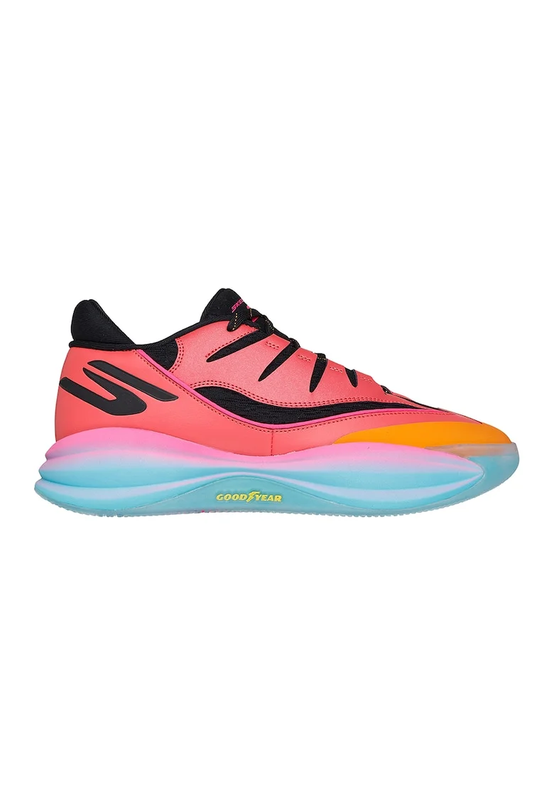 Pantofi pentru baschet Skx Nexus, Galben/Coral/Roz