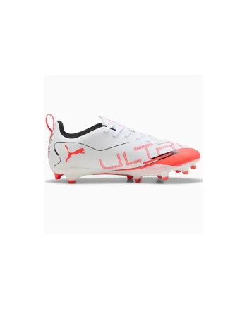 Pantofi sport copii  Ultra 5 Play, portocaliu-alb, sintetic, pentru fotbal