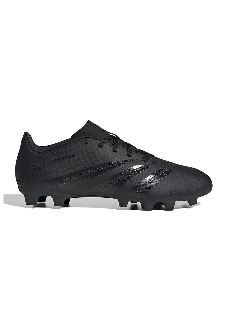 Pantofi cu detalii logo pentru fotbal Predator Club, Negru