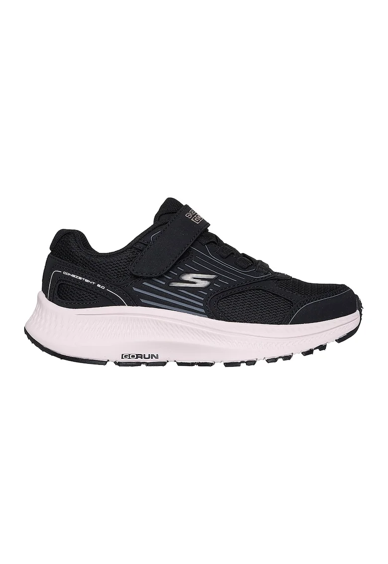 Pantofi Go Run Consistent pentru alergare, Negru/Alb optic