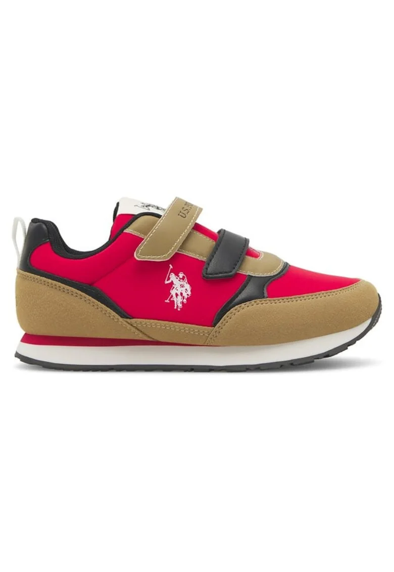 Pantofi sport copii, US POLO ASSN, 590559, Textil, Multicolor,