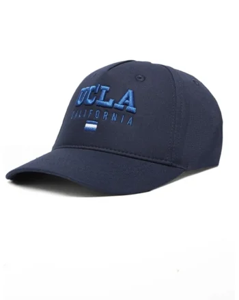 Sapca unisex din bumbac cu logo Rooney Oatmilk, Bleumarin