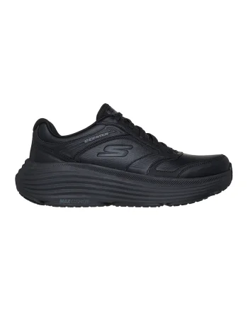Pantofi Max Cushioning Endeavour de piele pentru alergare, Negru
