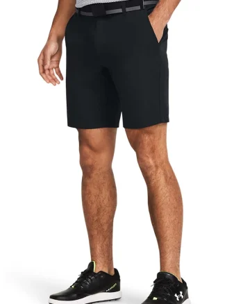 Pantaloni scurti conici pentru golf Drive, Negru