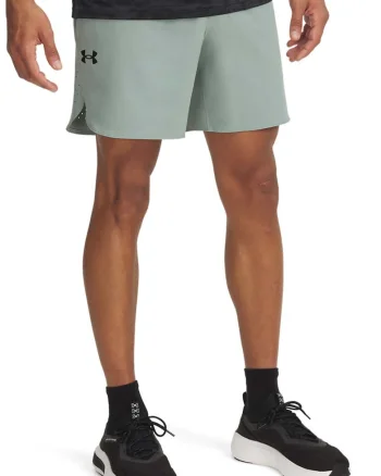 Pantaloni scurti pentru antrenament Vanish Elite, Negru/Verde pal