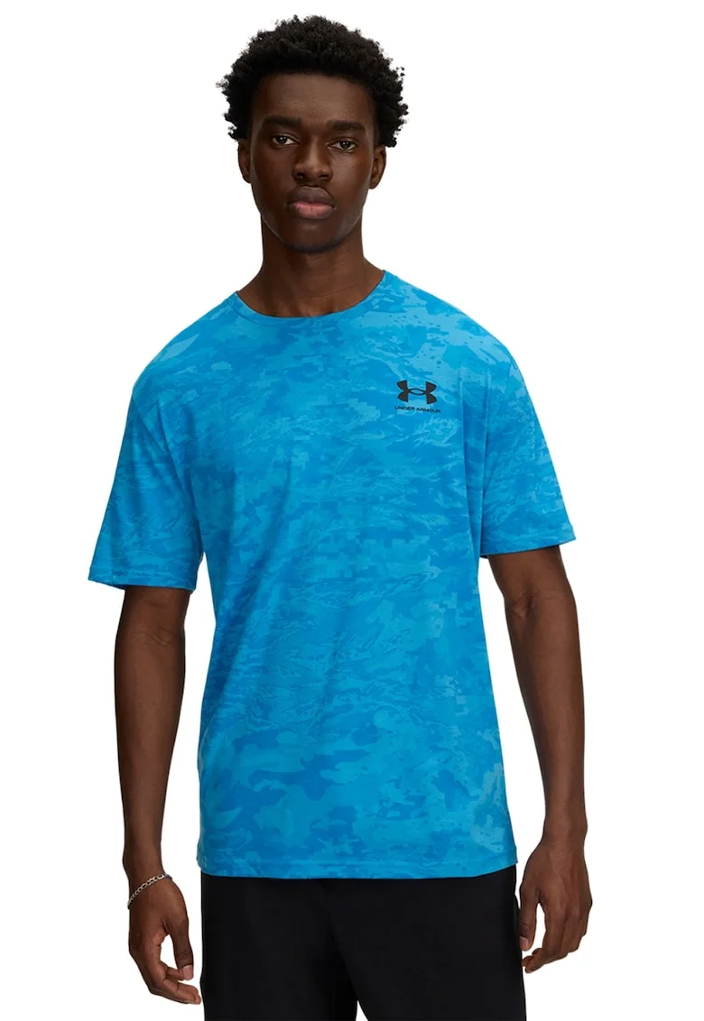 Tricou lejer ABC Camo, Albastru