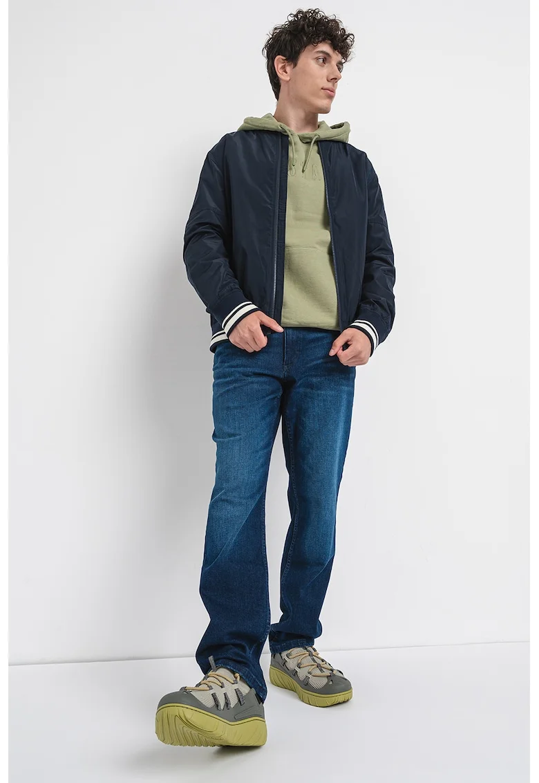 Jacheta bomber de fermoar, Bleumarin