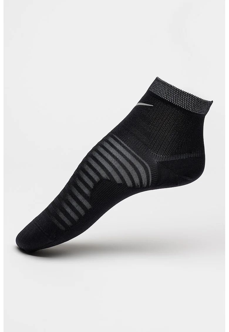 Sosete scurte unisex, pentru alergare, Alb/Negru