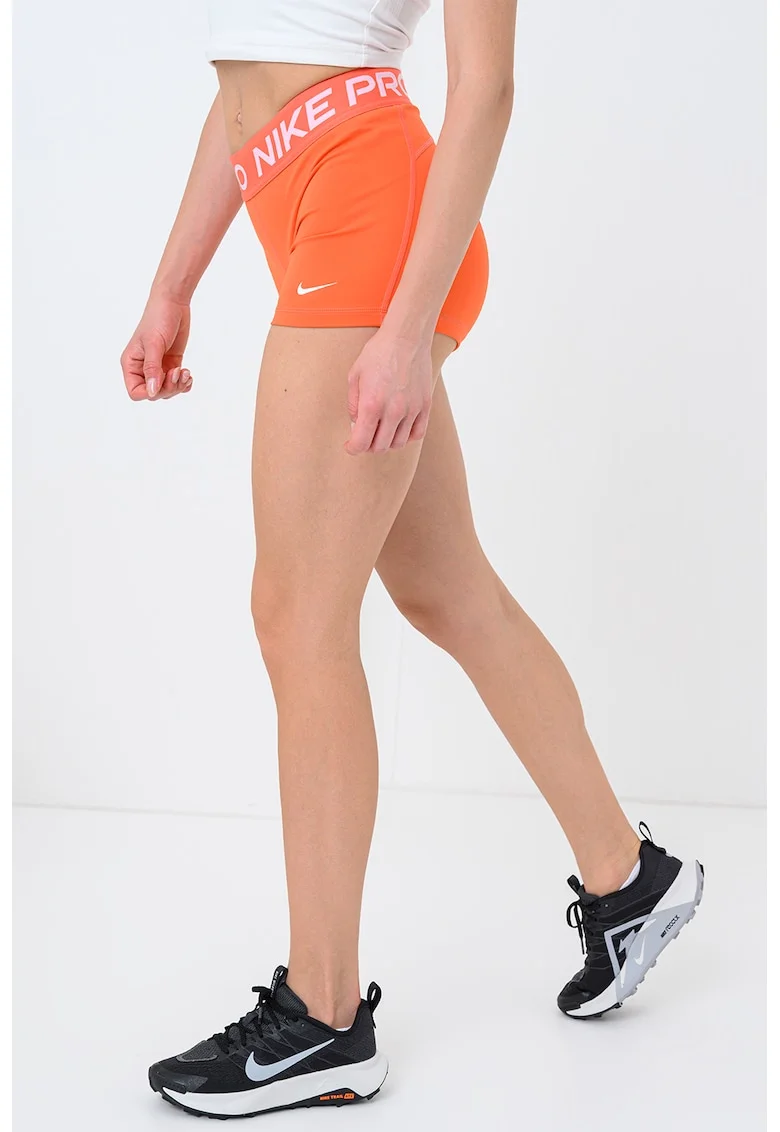 Colanti scurti pentru fitness Pro, Portocaliu mandarina