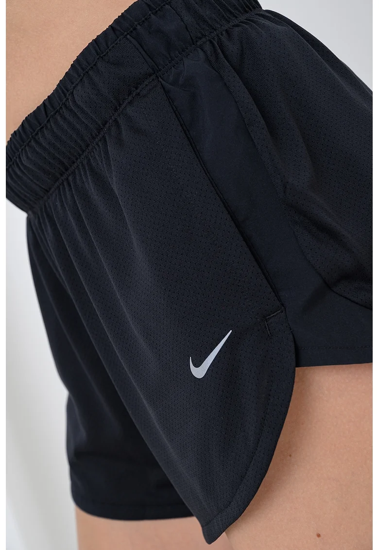 Pantaloni scurti cu Dri FIt pentru fitness, Negru