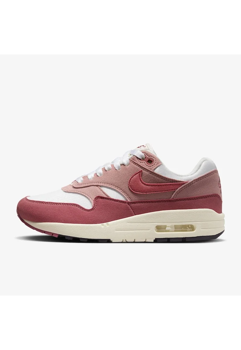 Pantofi sport dama  AIR MAX 1, alb/visiniu,, Alb | Visiniu