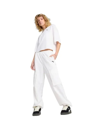 Tricou sport supradimensionat, Alb