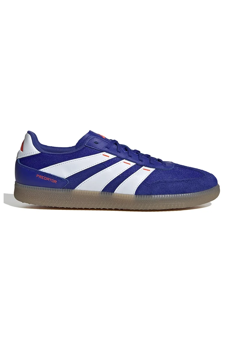 Pantofi de piele intoarsa pentru fotbal Predator Freestyle, Albastru royal/Alb optic