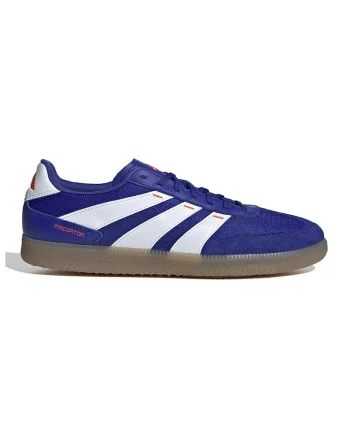 Pantofi de piele intoarsa pentru fotbal Predator Freestyle, Albastru royal/Alb optic