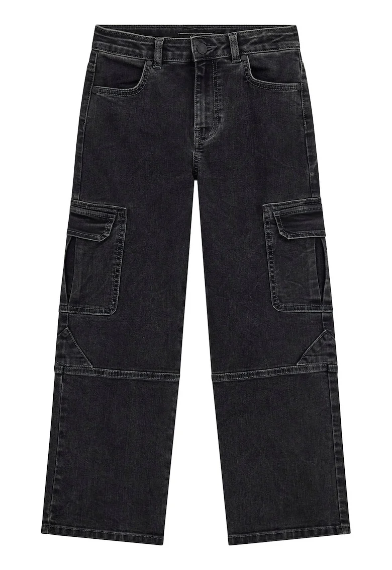 Blugi relaxed-fit din denim, Negru stins