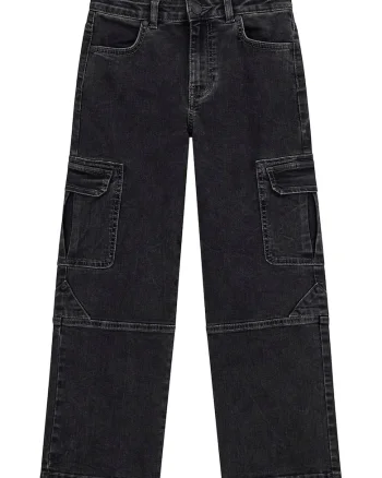 Blugi relaxed-fit din denim, Negru stins