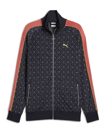 Jacheta regular fit cu logo, Portocaliu/Negru stins