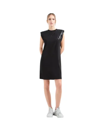 Rochie  EA7 Train Graphic Stretch 40696, Negru