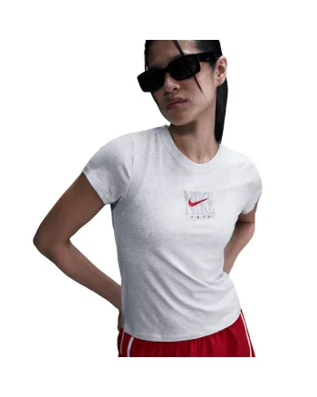 Tricou  W NSW SS SLIM TEE PNX GRX-IB2444-051