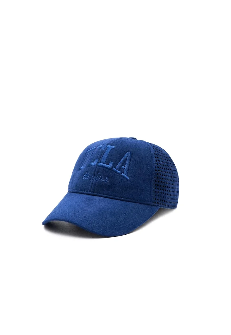 Sapca unisex cu logo supradimensionat brodat Tomisin, Bleumarin