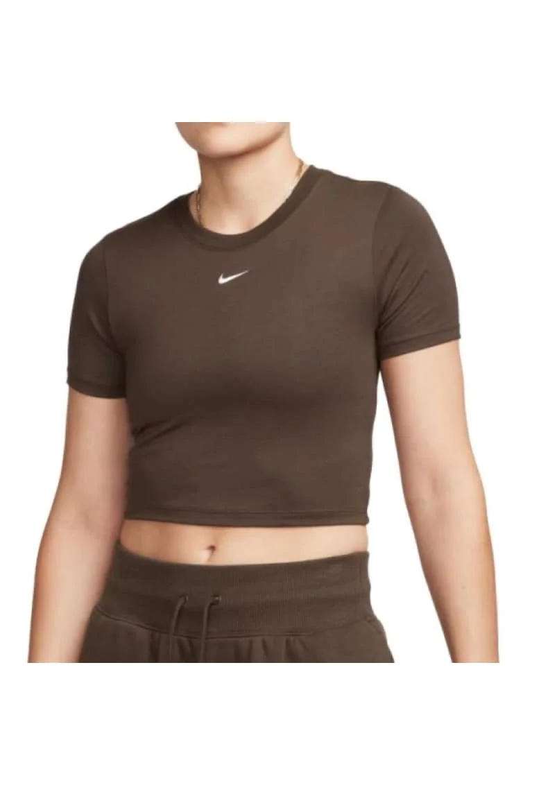 Tricou  W NSW TEE ESSNTL SLIM CRP LBR, FB2873-237, Femei, Maro, Maro