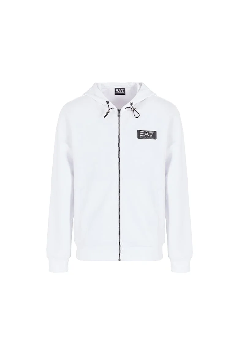 Bluza  pentru Barbati, M Hoodie Fz Inpl, 3RPM82-PJARZ-1100, Alb, Alb