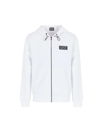 Bluza  pentru Barbati, M Hoodie Fz Inpl, 3RPM82-PJARZ-1100, Alb, Alb