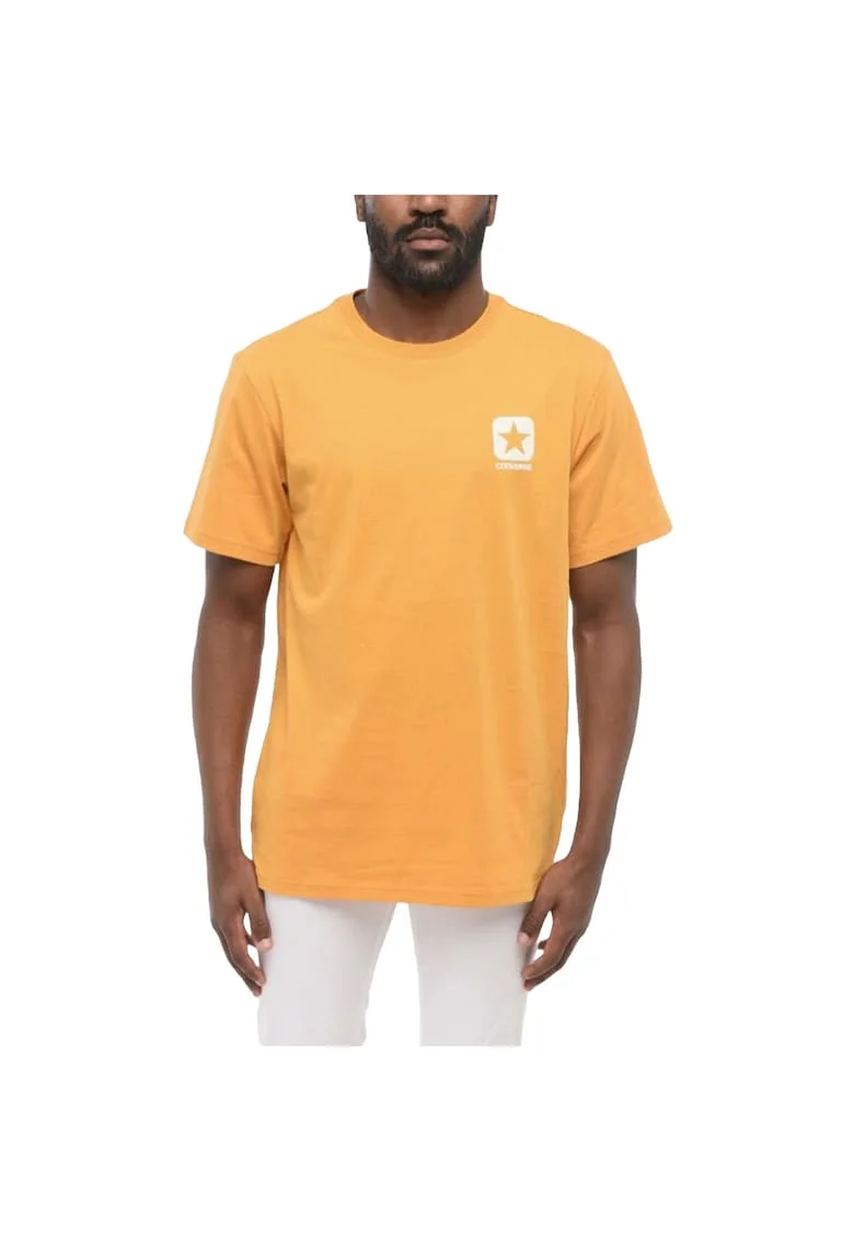 Tricou  Square Logo Minimal, Portocaliu
