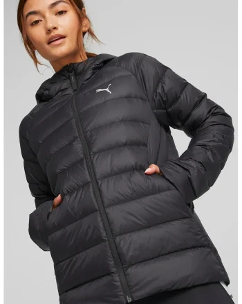 Geaca slim fit cu umplutura de puf PackLITE, Negru stins