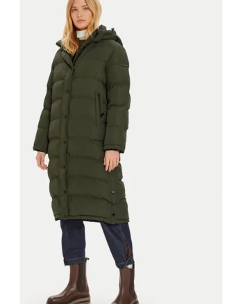 Geaca din puf Bibi PL402437 Verde Loose Fit, Poliester