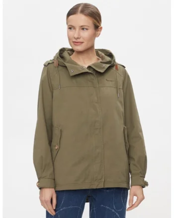Geaca parka dama,  303438432, Bumbac, Verde