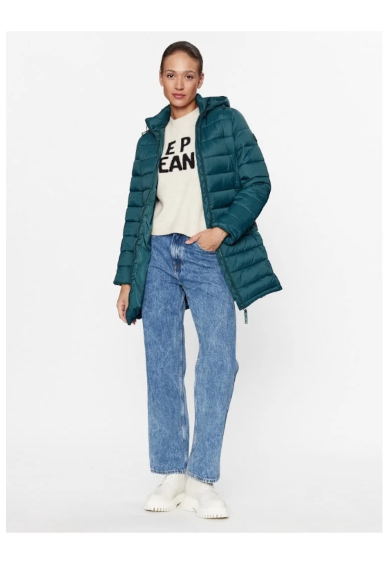 Geaca dama,  303247638, Nylon, Verde