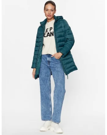 Geaca dama,  303247638, Nylon, Verde