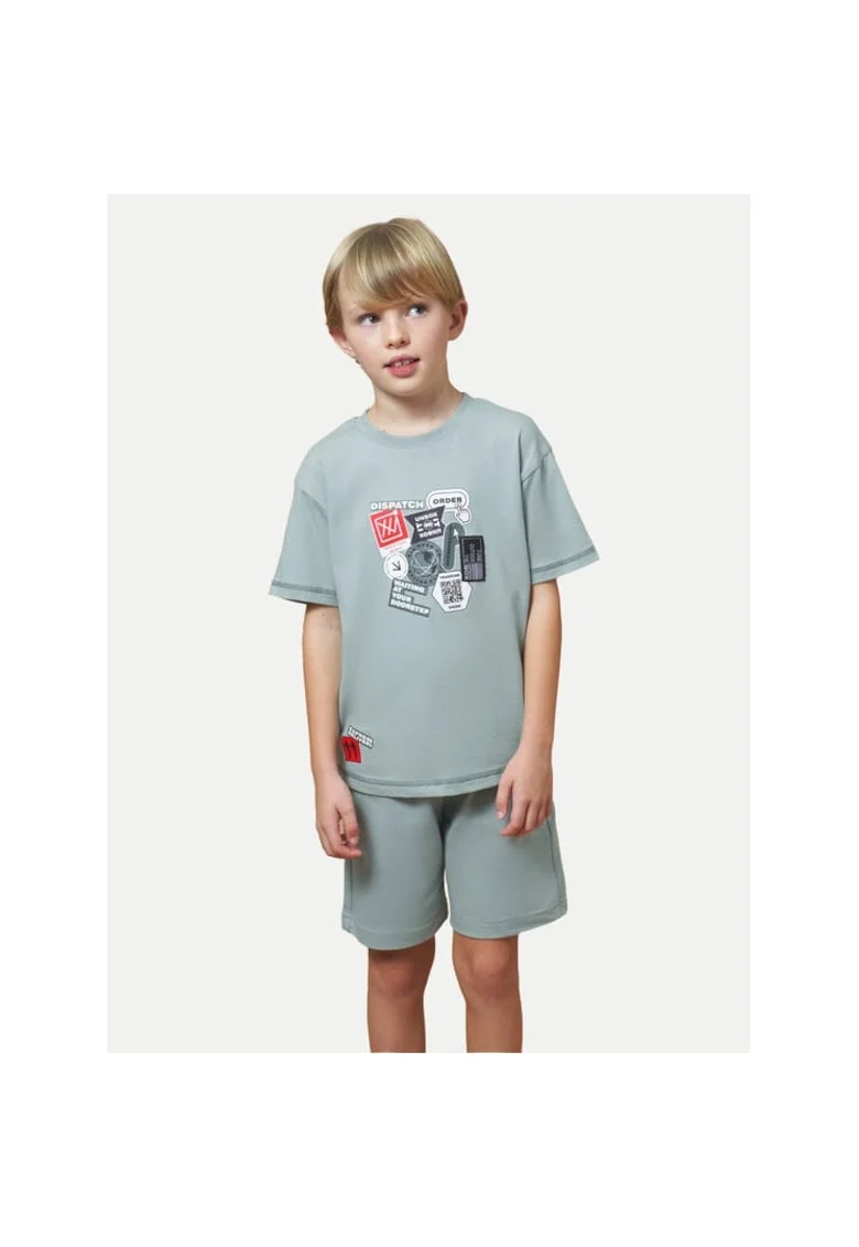 Pantaloni copii,  139635, Albastru, Bumbac