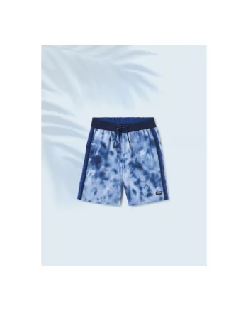 Pantaloni lungi,  302033447, Poliester, Albastru, Albastru