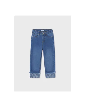 Pantaloni lungi,  302083329, Bumbac, Elastan, Albastru marin, Bleumarin