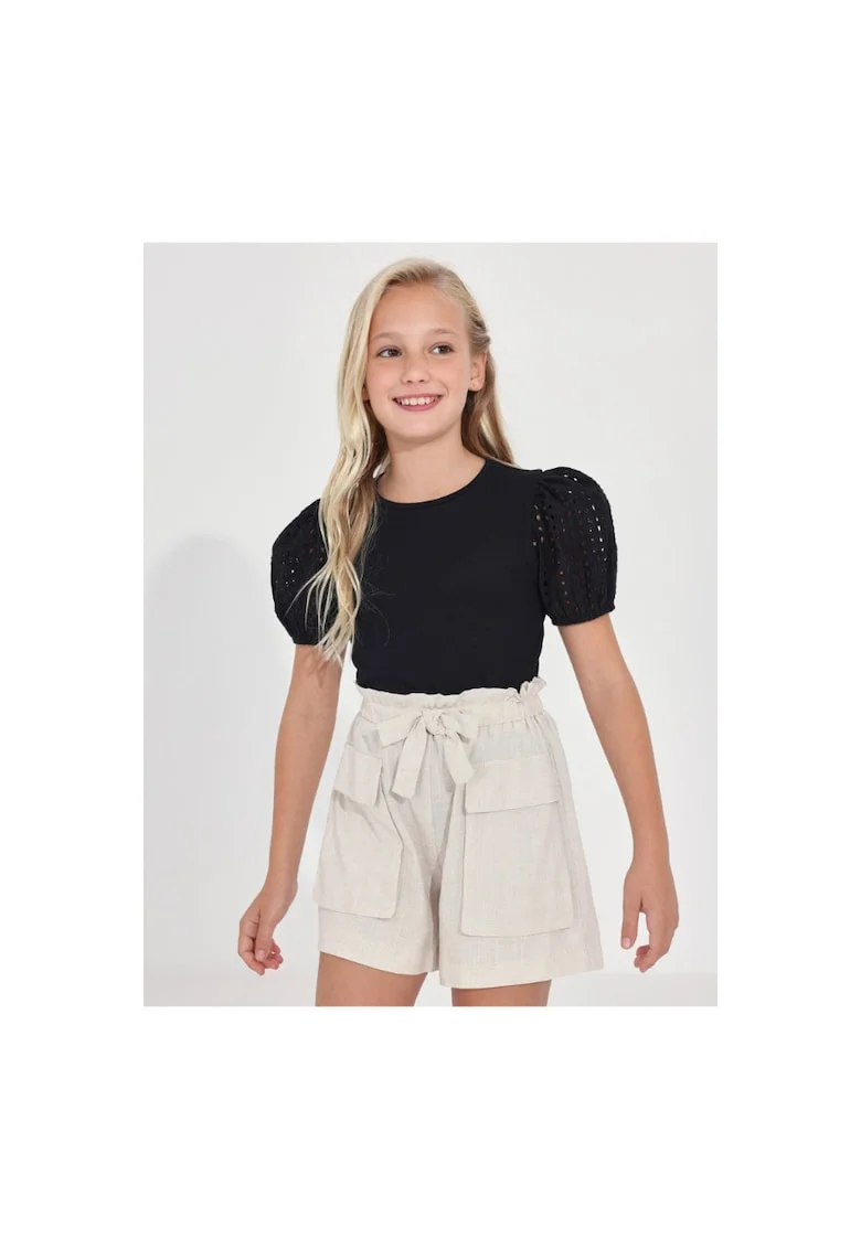 Pantaloni lungi,  302081899, Viscoza, Bej, Bej