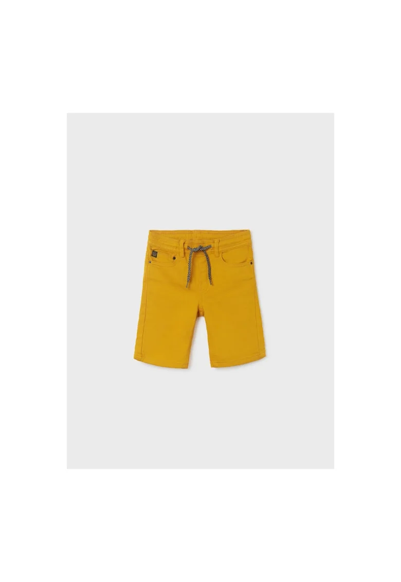 Pantaloni lungi,  302031320, Bumbac, Elastan, Galben, Galben