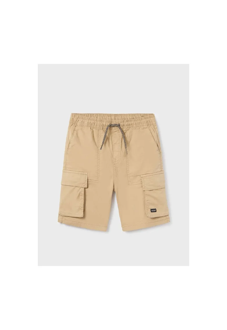 Pantaloni lungi,  302031467, Bumbac, Bej, Bej