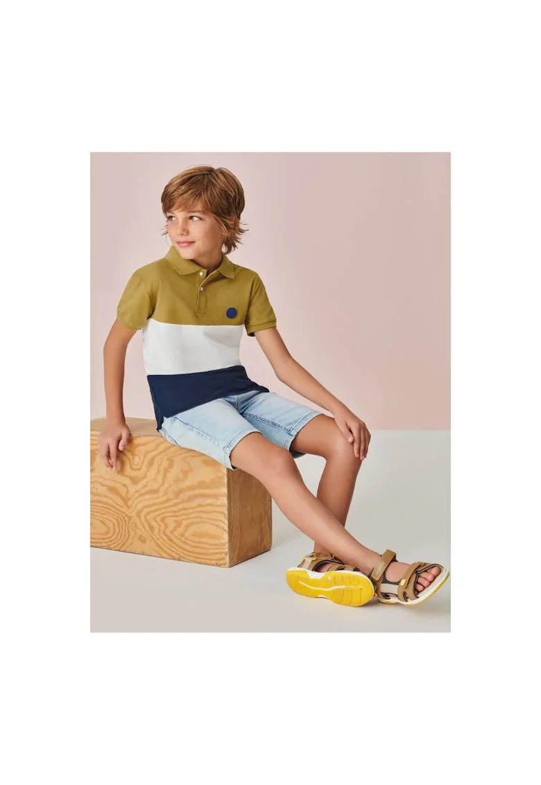 Pantaloni lungi,  302031580, Bumbac, Albastru, Albastru